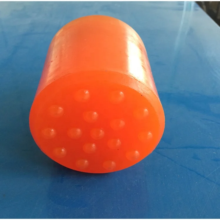 Durable High Performance  Casting Polyurethane PUR End-Stop Buffer With  threaded bolt or Mounting Plate