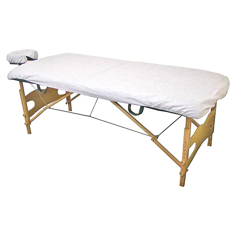 Medical Elastics Fitted Sheets Massage Table for SPA Medical Examination Tattoo Waxing Nonwoven Bed Cover Disposable Bed Covers