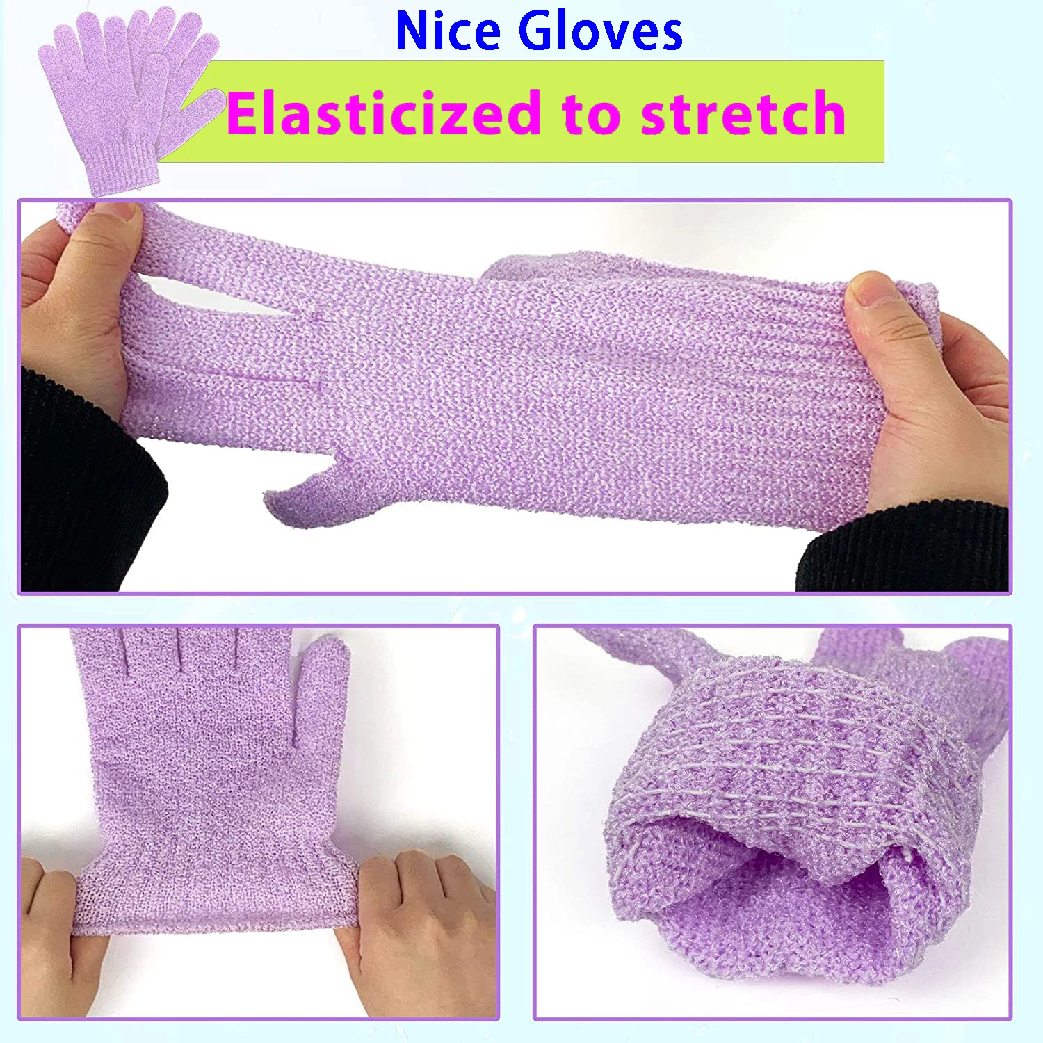 Popular Hot Sale Eco Friendly Natural Reusable Exfoliating Bath Glove Shower Sisal Mitt Soap Foaming Bag Body Exfoliating Gloves