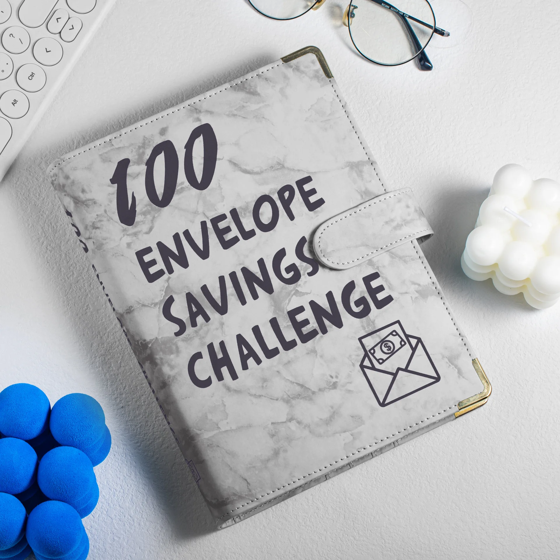 100 envelopes saving challenge book Money Budget Book for $5,050 Purple budget binder with envelopes saving challenge book