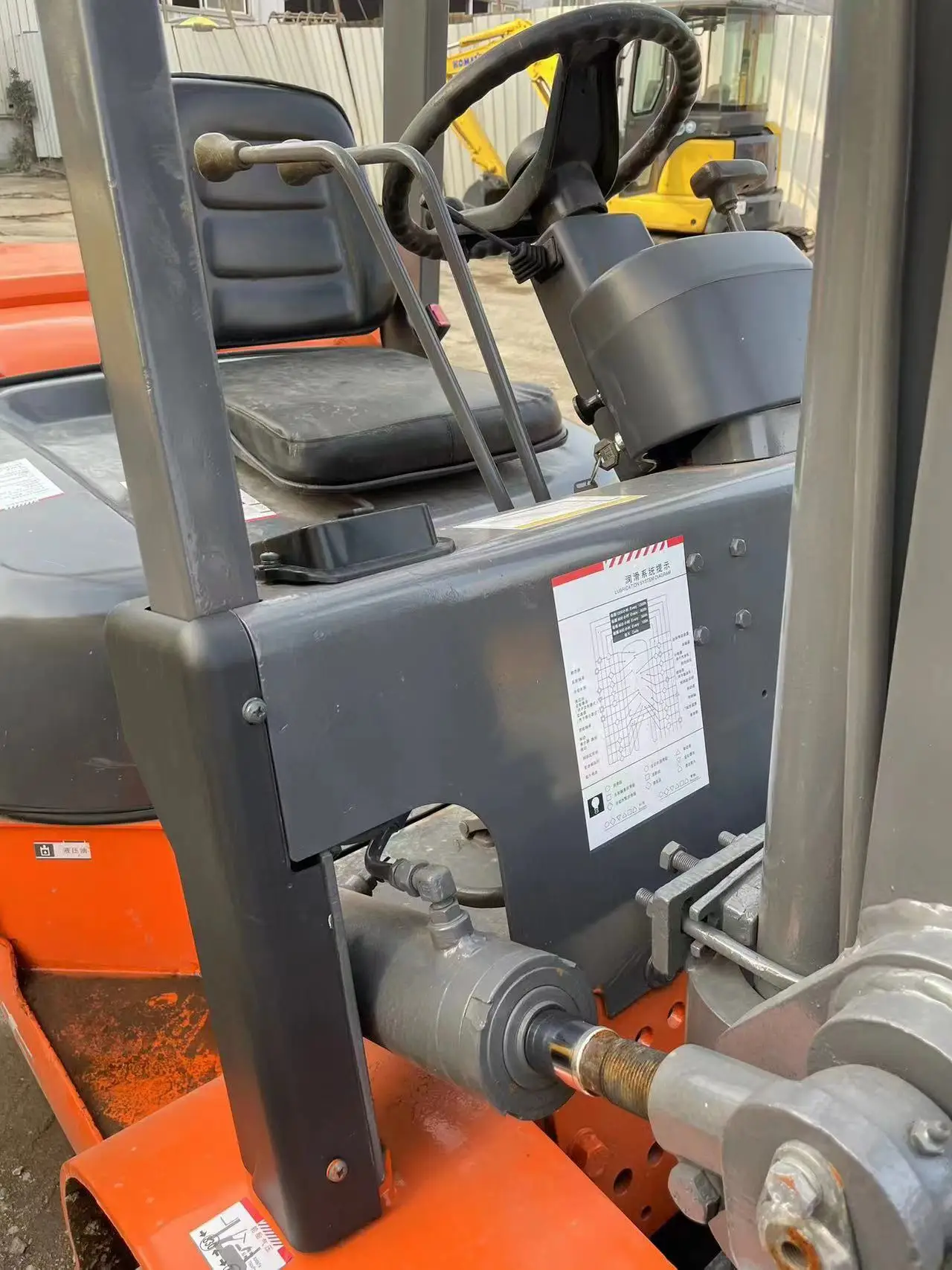 Used 3.5 tons Chinese brand Heli 35 forklift with strong engine diesel Heli 35 forklift with less working hours