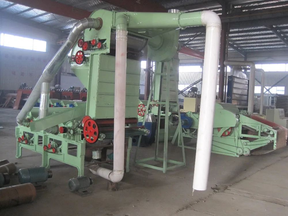 Waste cotton cleaning machine will be with dross fall cotton clean cotton gin air recovery machine