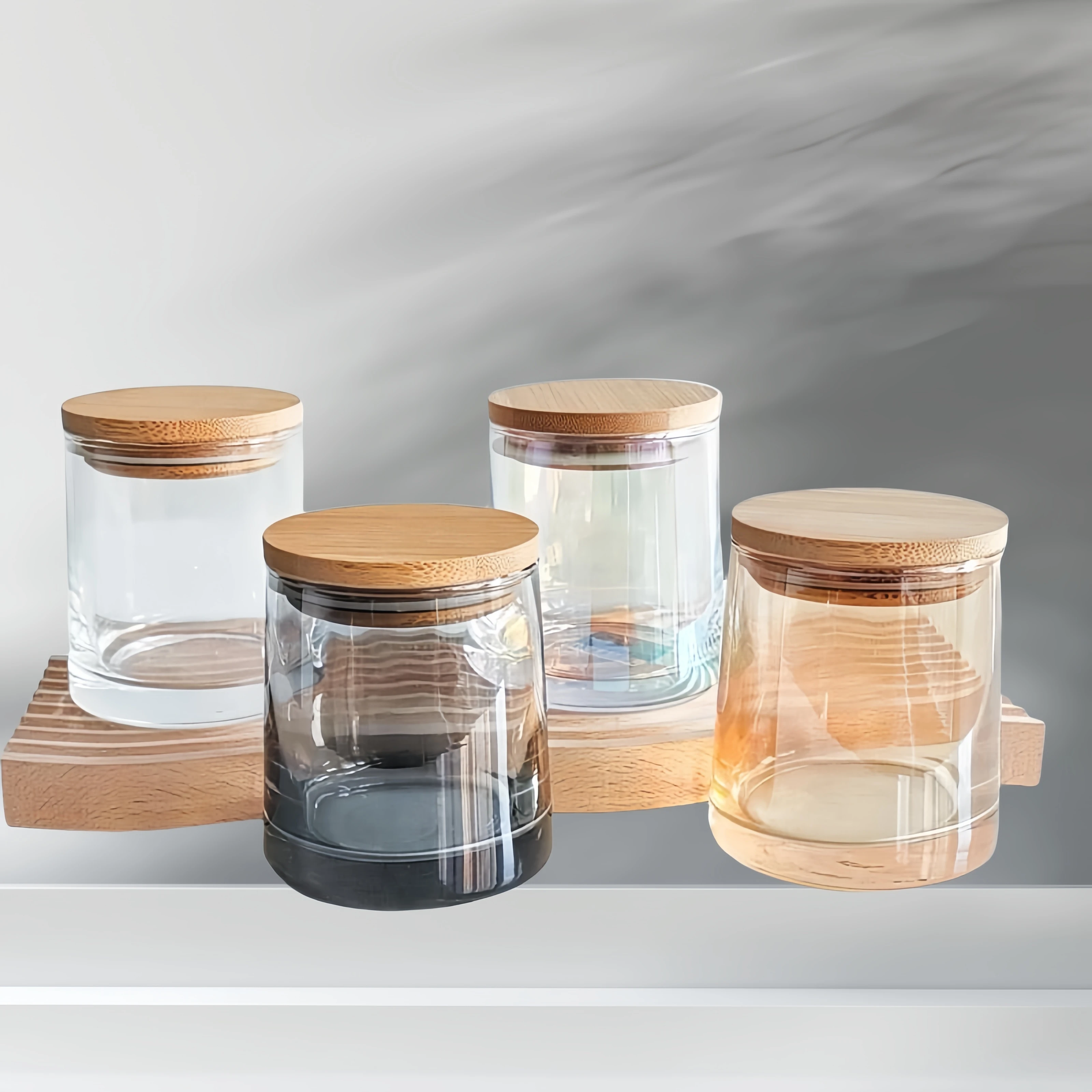 Luxury Scented Candles in Glass Jar Glass Candle Jar Unique Candle Jars