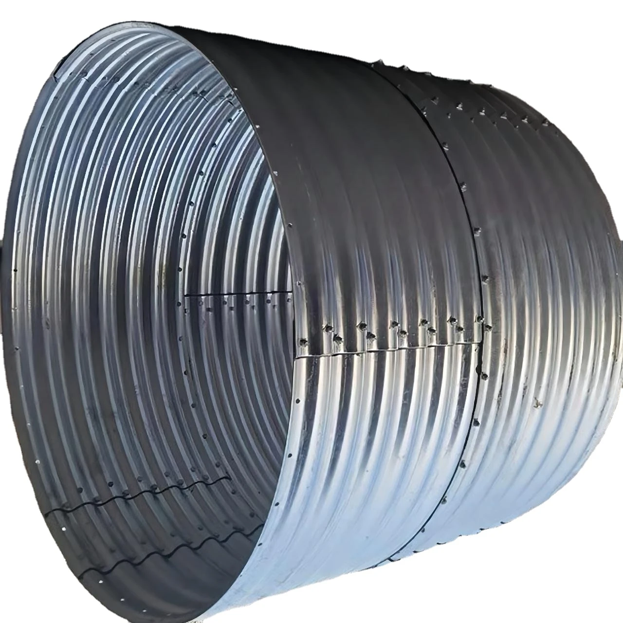 cheap price  zinc coated culvert pipe corrugated carbon steel culvert road culverts in china