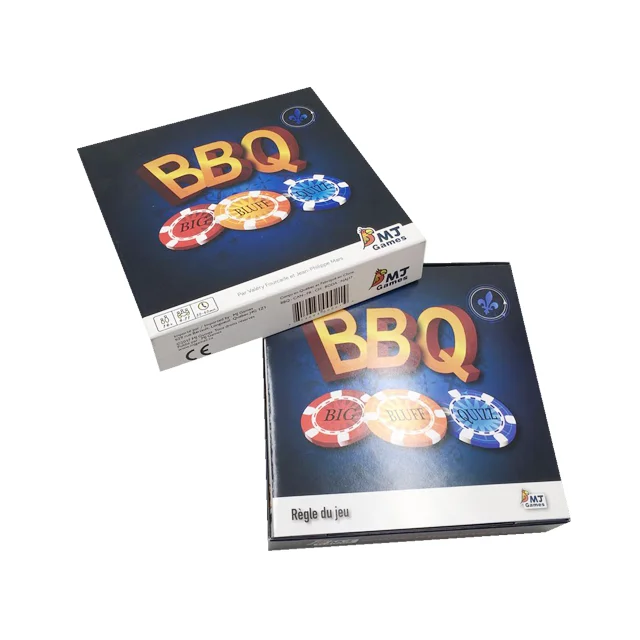 Customized Adult Rigid Box with Advertising Poker Playing Cards Made from Paper Board Game Material Flash Learning Cards