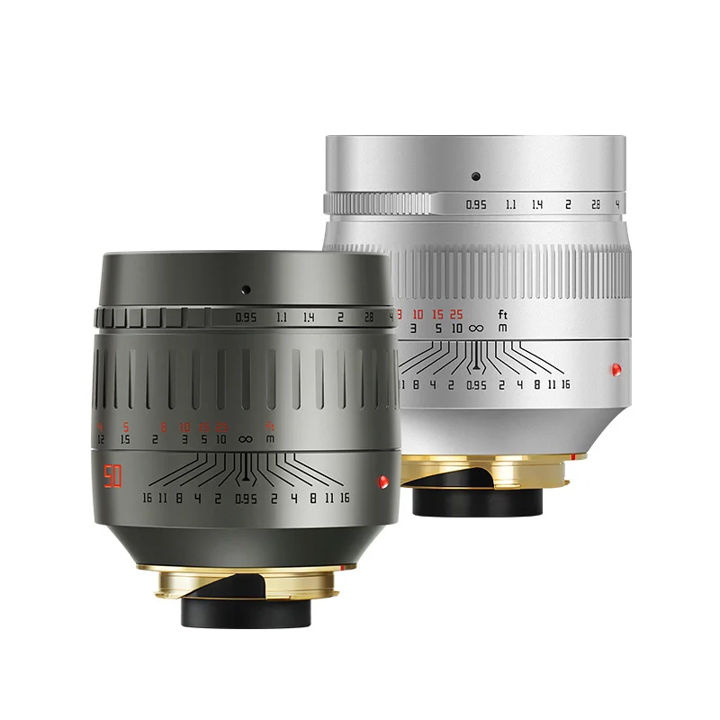 TTArtisan 50mm f0.95 Titanium Colour Full Frame Large Aperture Lens for Leica M Port