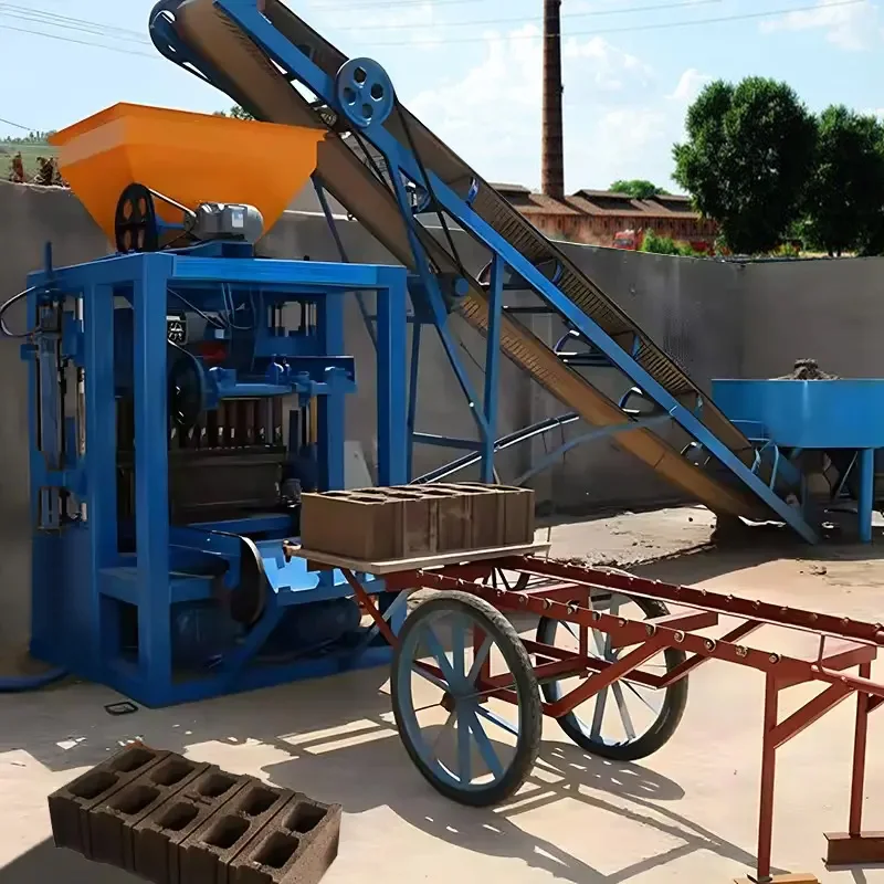 Widely Used Interlocking Cement Concrete Hollow Block Machine Making Brick Price For Sale