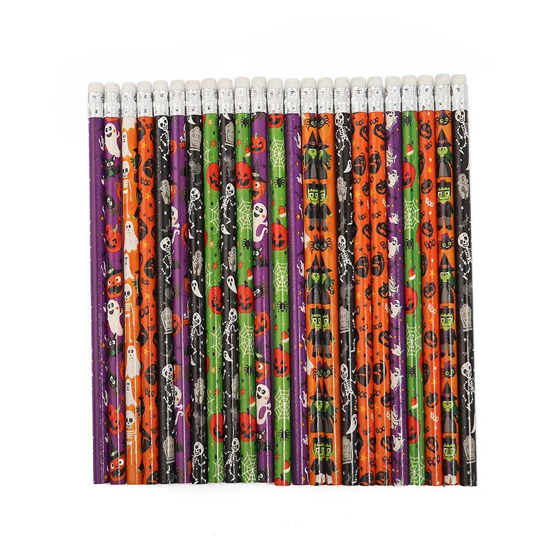 Customized Helloween Pencils for Business School Students Gift Pencil Coloured From China Cheap Price