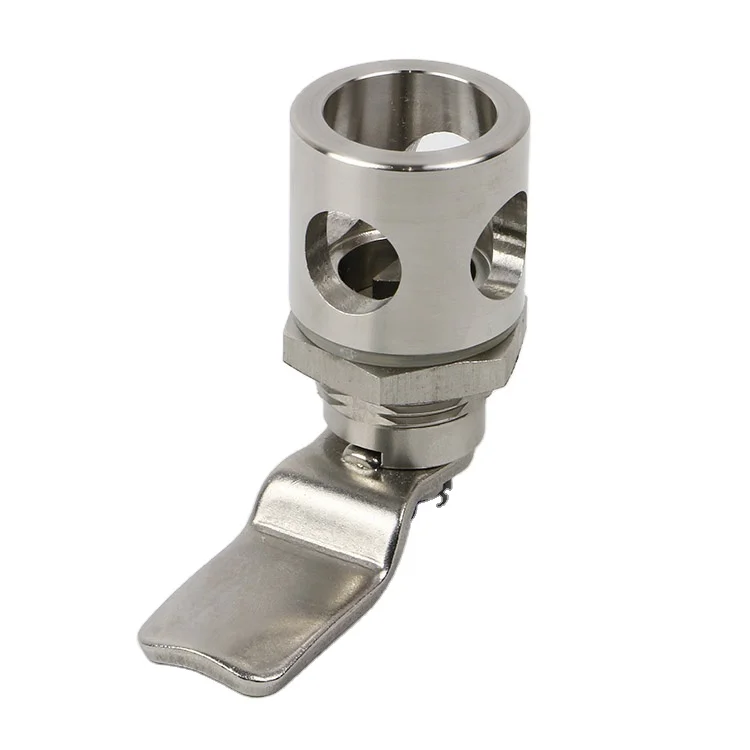 MS763 Stainless Steel Quarter Turn Cam Lock With Padlock Hole