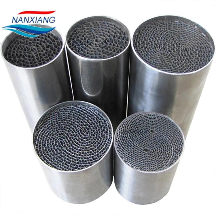 Three Way Catalyst TWC with Honeycomb Metal Substrate for Catalytic Converter