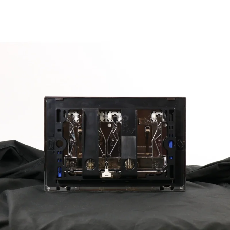 China Factory Matte Black ABS Toilet panel flush value fitting plate black