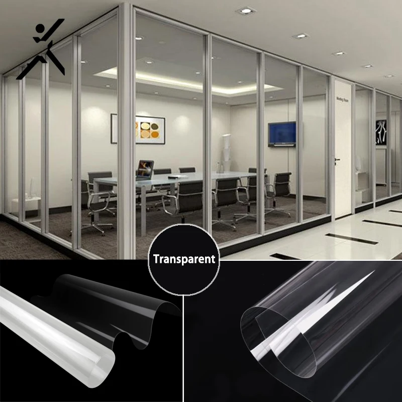 Прозрачная Взрывозащищенная Тонировочная пленка из ПЭТ-стекла HD 1 52*30 м безопасная декоративная для строительного стекла