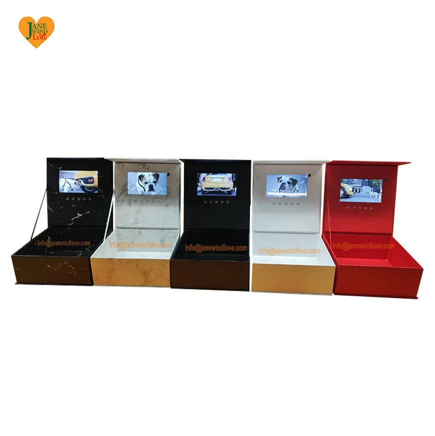 lcd video gift box with second drawer amazon birthday home gift box with lcd screen