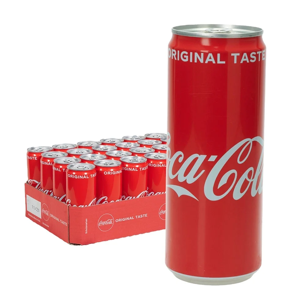 Coca Cola Original Taste 24 x 250ml Coca Cola 330ml Spirit 330ml Fanta 330ml Cold Drink Can Soft Bottle