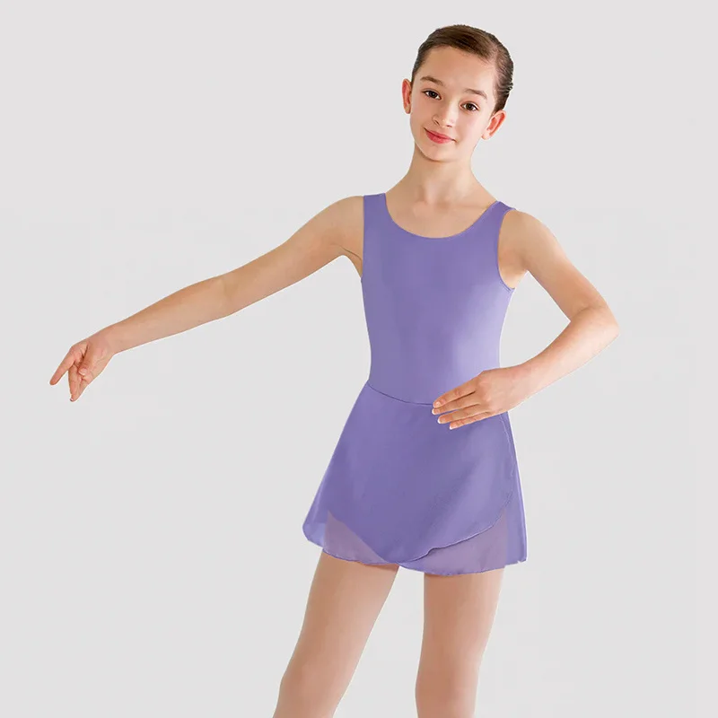 Оптовая продажа одежда для балерины детская соревнований костюмы балетных танцев девочек с юбкой трико