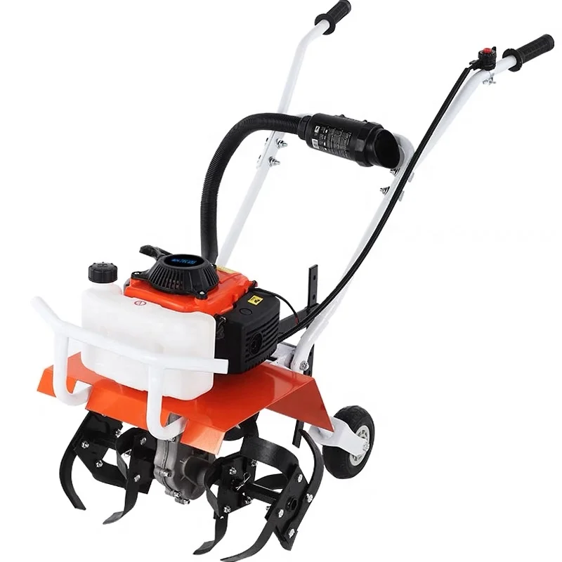 Mini small tiller machine Farm garden cultivator walking tractor micro tillage machine mini agricultural machinery