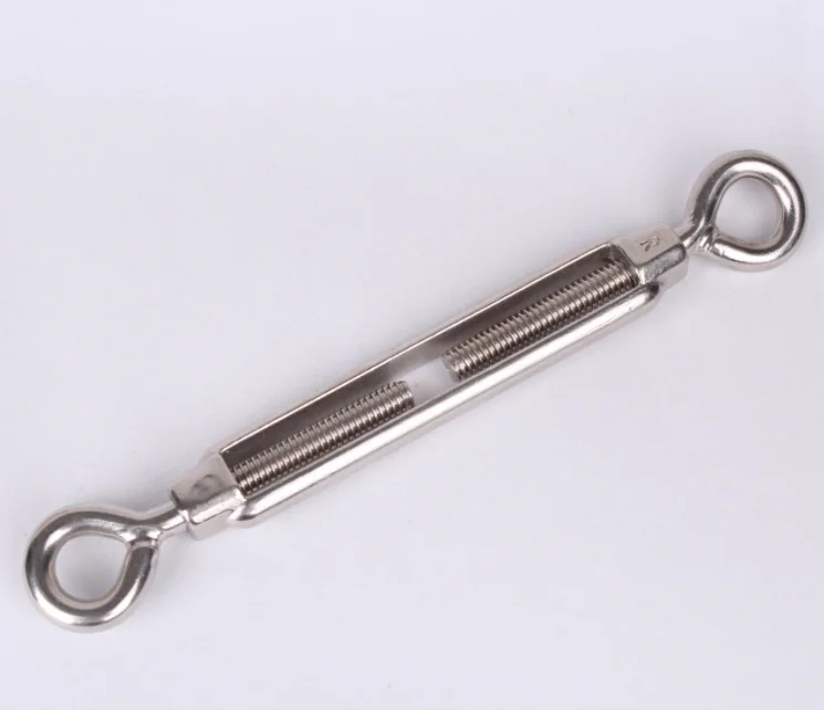 M6 Turnbuckle eye and Eye Wire Rope Tensioner 316 Stainless Steel Turnbuckle