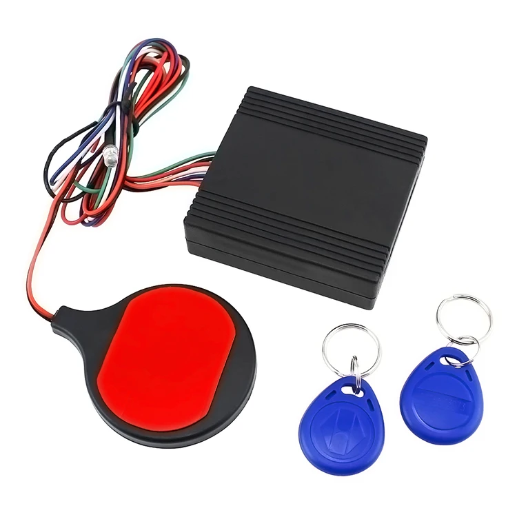 RFID 2.4GH wireless immobilizer Motorcycle lock anti-hijacking on off intelligent circuit cut alarm auto cut engine