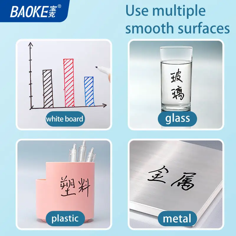 Supplier Custom Oil Based Ink 72 Hours No Dry White Board Marker Pen Jumbo Whiteboard Marker Pen For School Office