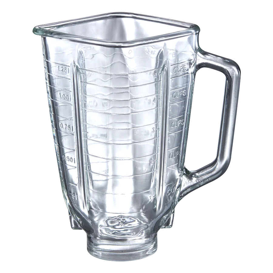 Glass jar/ Square  jar for blender/Ostar 1.25L glass jar