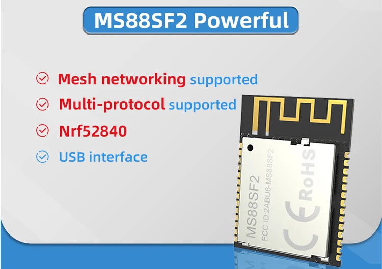 Thingoo nRF52840 высокое качество iot шлюз ble 4 0 bluetooth цифровой приемник и модуль передатчика Сетка ce