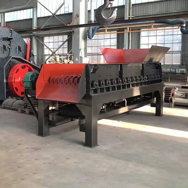 Factory price clay mud stone separator	mud and rock separator stone and soil separator roller screen