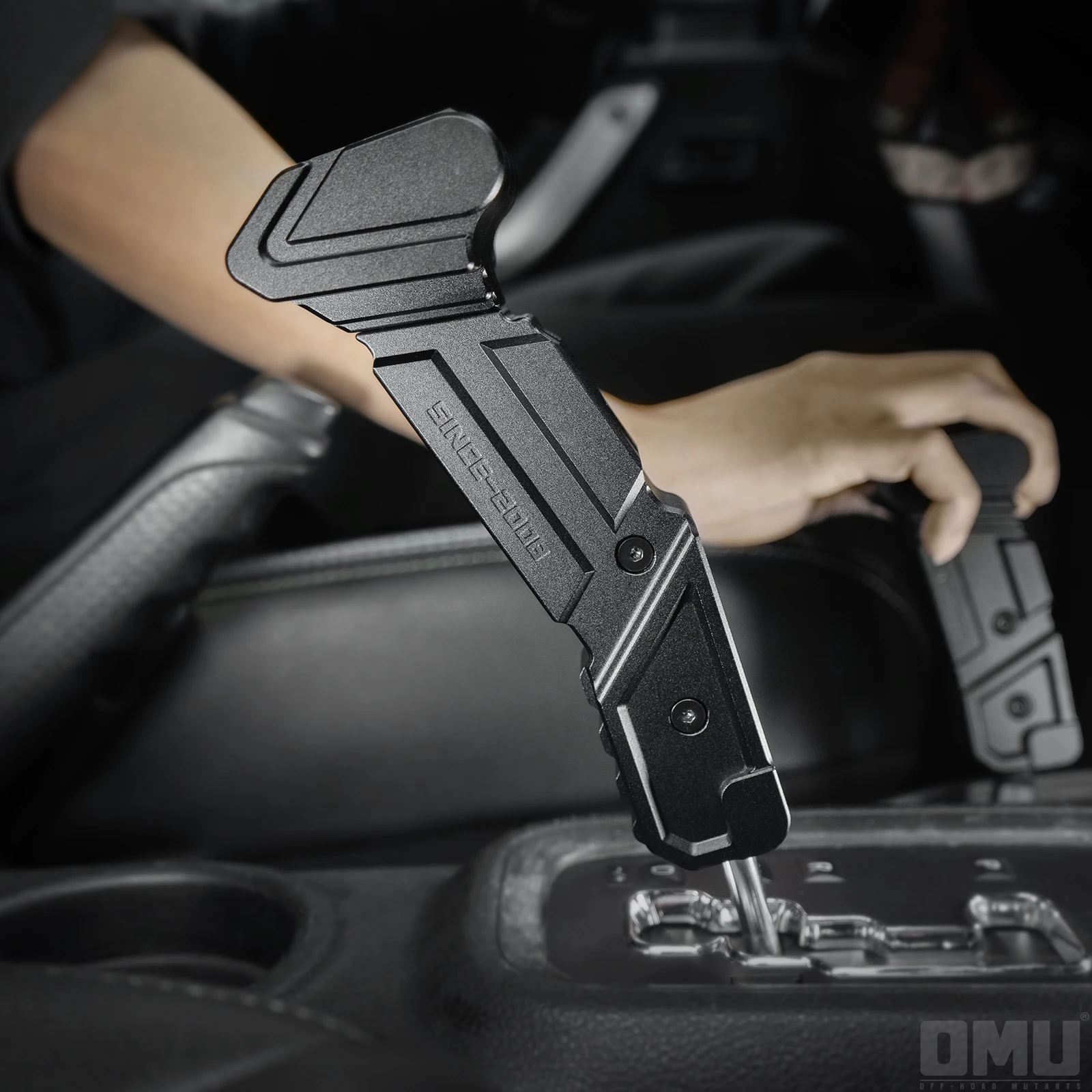 OMU Genesis Series Aluminum Gear Lever Shift Knob For Jeep Wrangler JK Shifter Transfer Case Lever Handle Kit Accessories