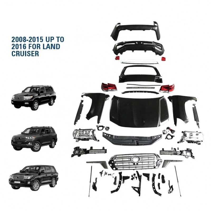  Новые товары комплект кузова для land cruiser FJ200 LC200 2008-2015 обновление до