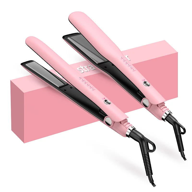Factory Wholesale Wet Dry secador de pelo profesional Flat Irons With LCD Light For Keratin Use Private Label Iron