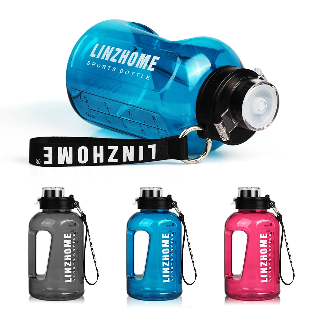 1.5L Large Capacity Sports Water Bottle Drinking With Custom Logo With Handle