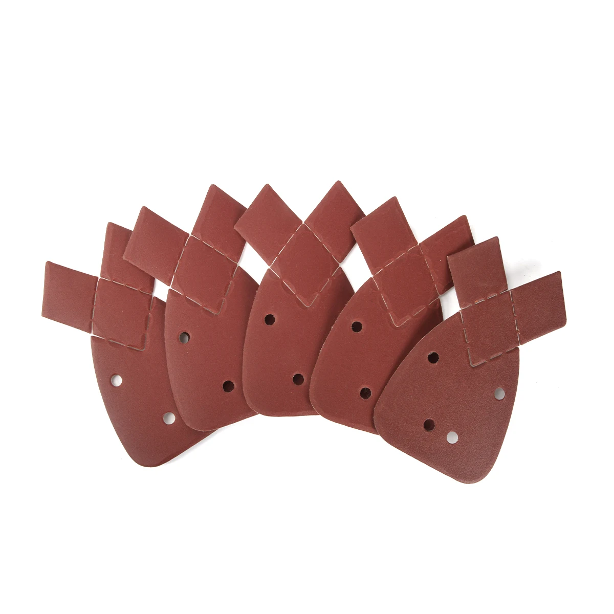 140*90mm 4holes Hook and Loop Delta Sanding Paper Disc with Assorted Grit for Black & Deckers Sander