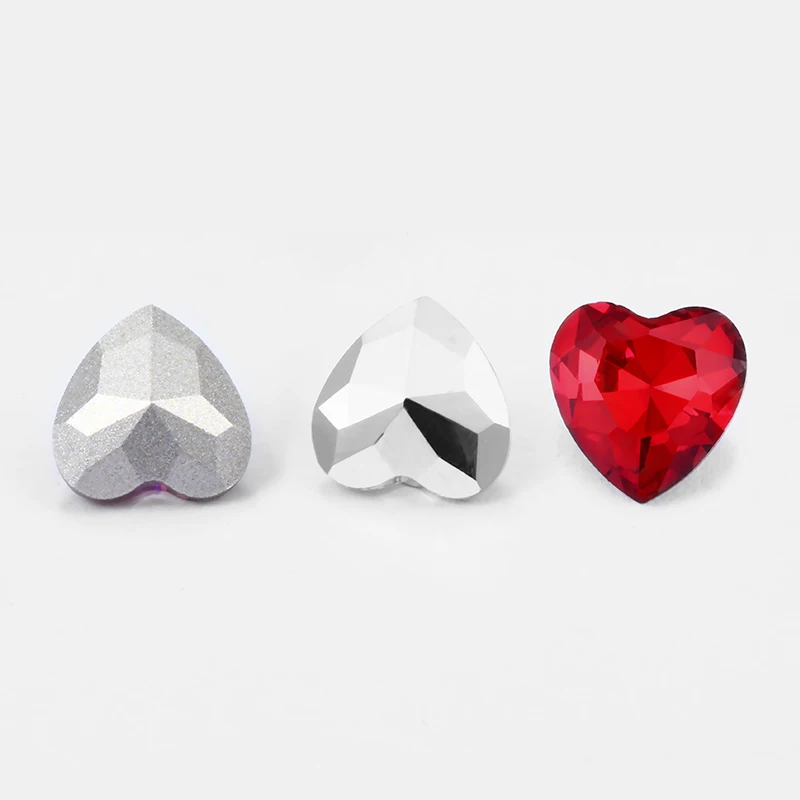 
Xichuan Lovely Heart K9 Glass Fancy Rhinestones for Nail Art Decoration Jewelry Making 