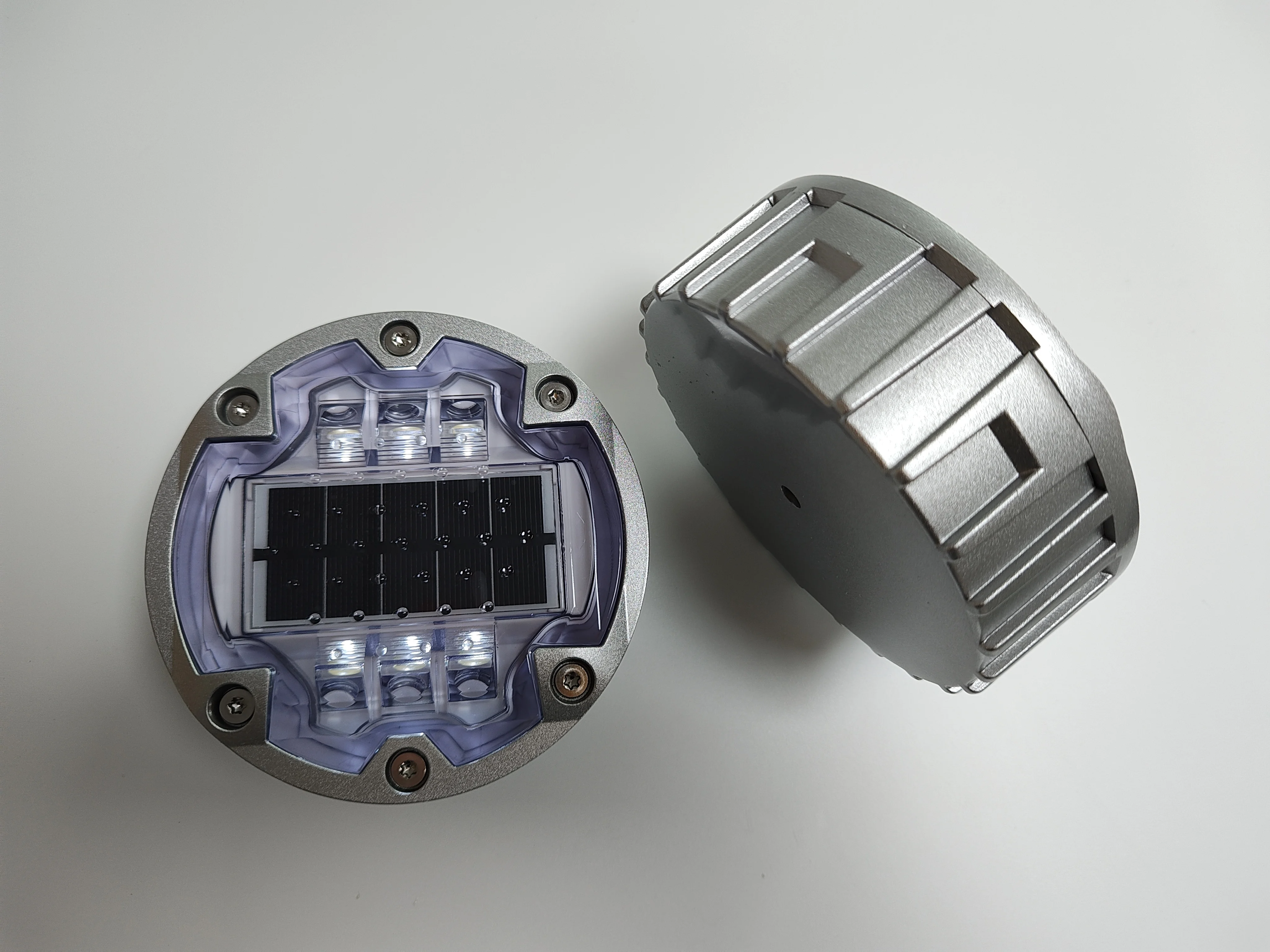 Aluminum LED flashing Driveway Pavement Marker il300 Solar Road Studs