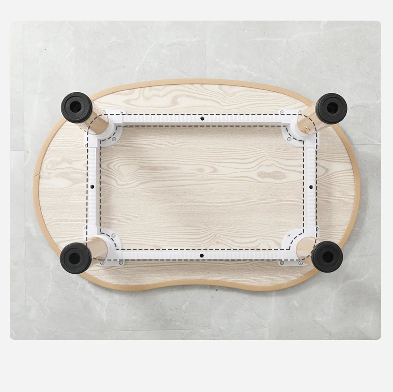 Height-Adjustable School Study Desk 4 Seat Toddler Table Chair Set Kids Furniture for Ages 2-10 Boys & Girls