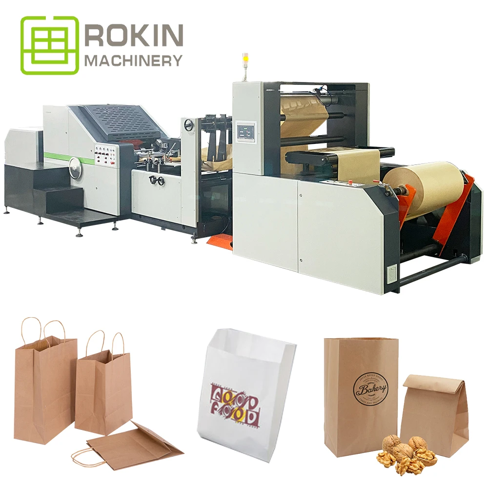 bag bottom making machine custom paper bags making machine kfc food paper bag making machine