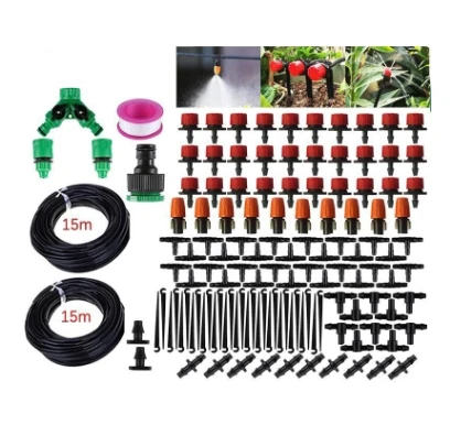 Wholesale 5M-50M DIY Drip Irrigation System Automatic Watering Garden Hose Micro Drip Watering Kits with Adjustable Dripers