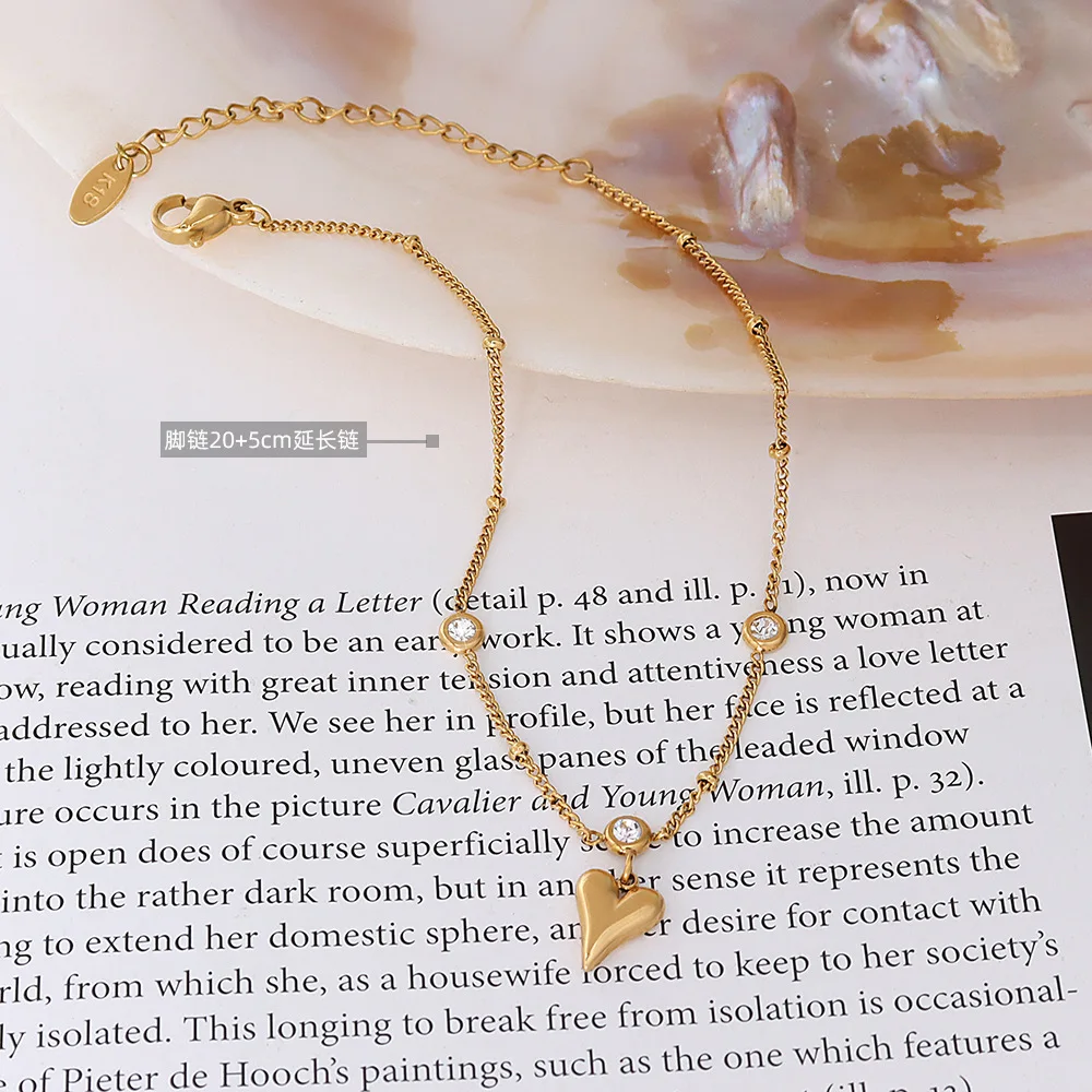 Непромокаемый Бесконтактный браслет из нержавеющей стали с позолоченным покрытием 18k