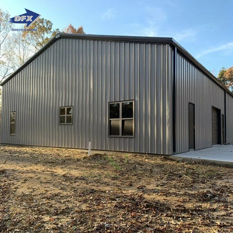 Prefabricated Light Steel Structures Commercial Warehouse Steel Metal Buildings Sheds workshop building