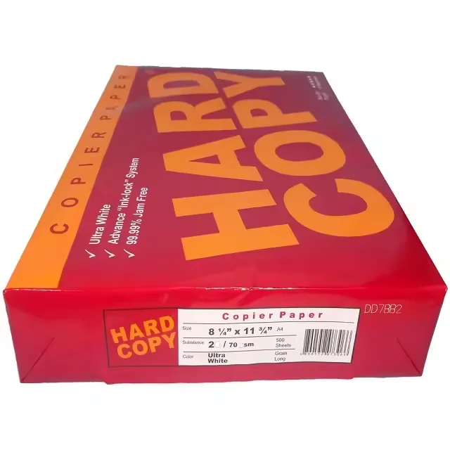 Hot Sale Hard Copy A4 Printer Paper Cheap Price A4 Copy Paper 70 80 Gsm Wholesale A4 Copy Printing Paper In Bulk Selling
