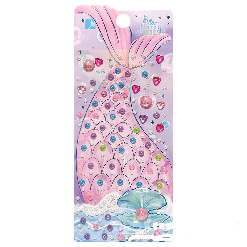 Mermaid Kids Face Gems Eye Jewels Rhinestones Crystals Pearls Stickers Festival Diamonds for Hair Body Eyes
