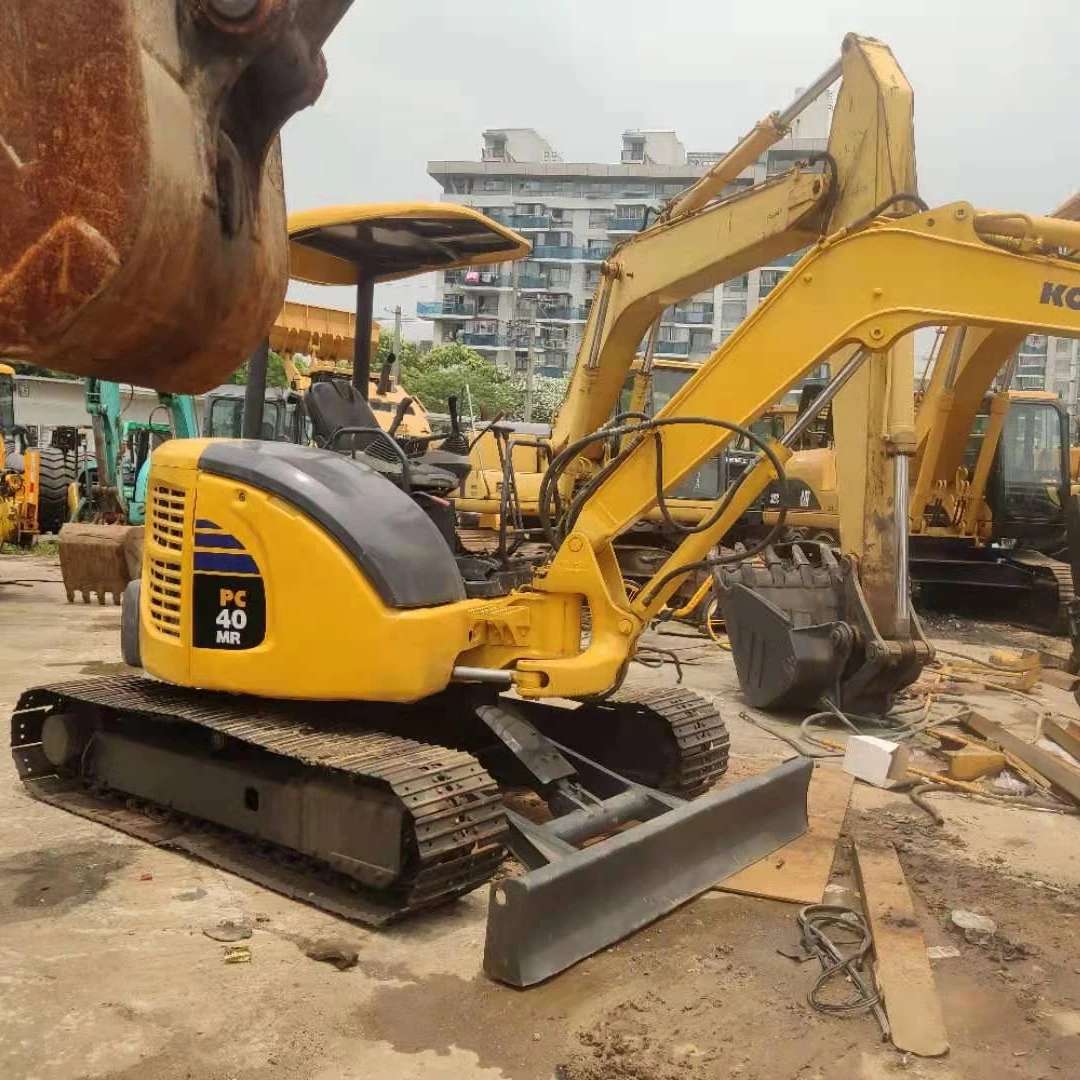 Мини-экскаватор Komatsu PC40MR-2 PC40 сделано в Японии 4 тонны 2020 строительная техника гусеничная оригинальная 0 14 м3