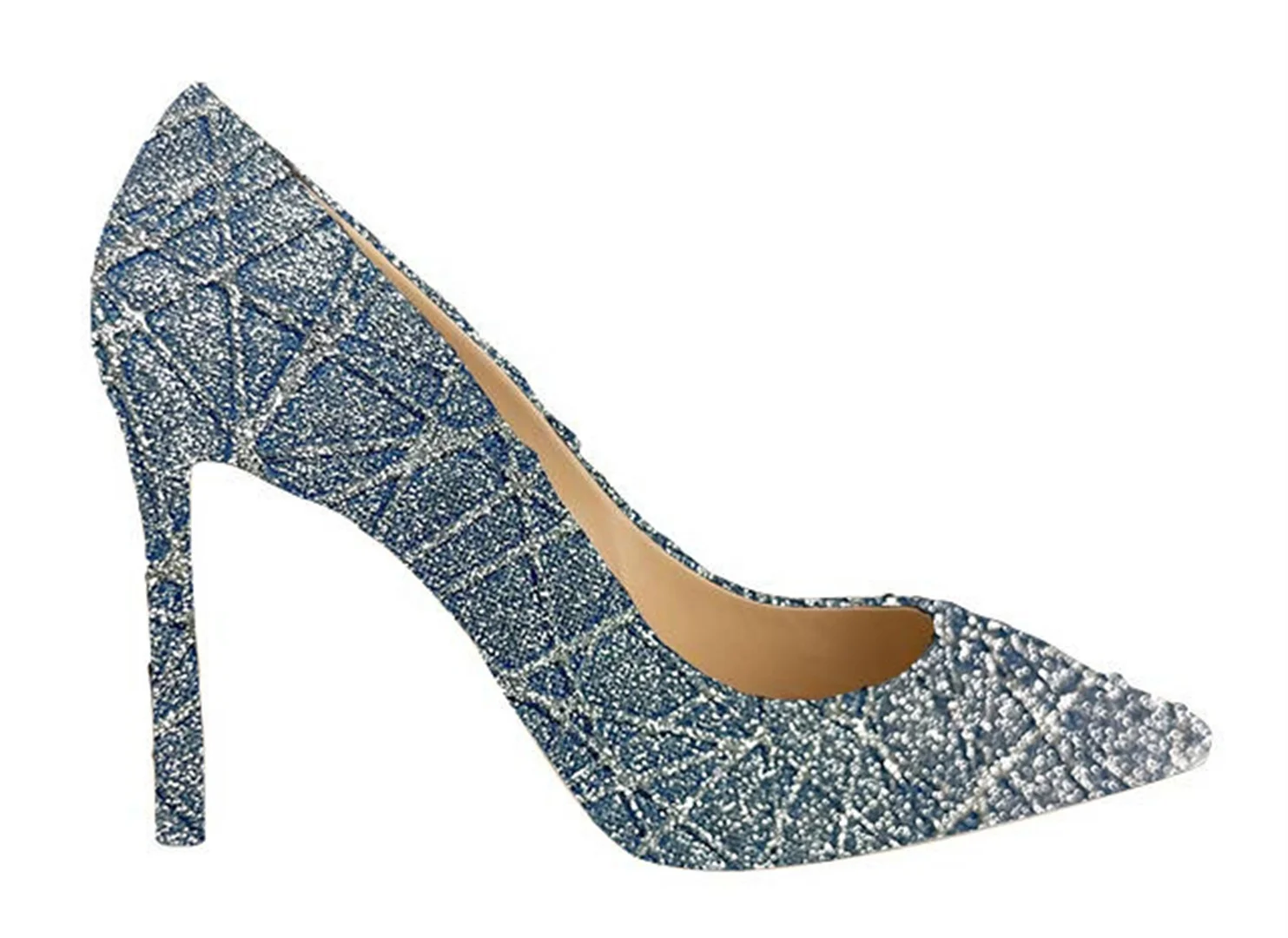 Shiny Cinderella Gypsophila Pattern Colorful base Cotton Fabric or microfiber Backing Artificial Leather TPU For Shoes And Bags