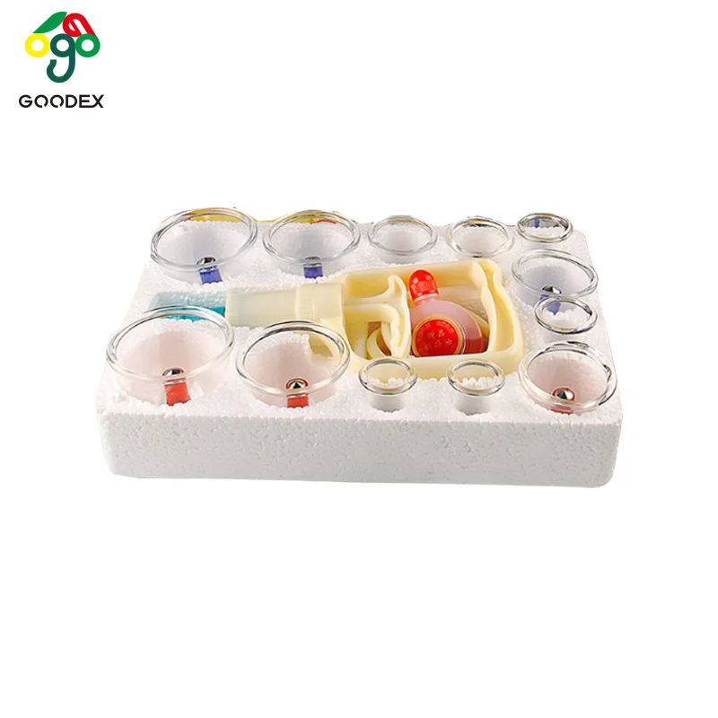Vacuum Massage Electric Cupping Device Cupping Therapy Machine Cupping Massage Tools for Sale Black Gift Gel Box Instrument Pcs