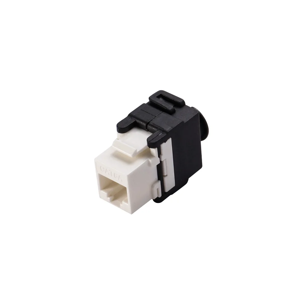Keystone Jack UTP 180 Degree toolless rj45 cat6 keystone jack with cable holder OEM Factory