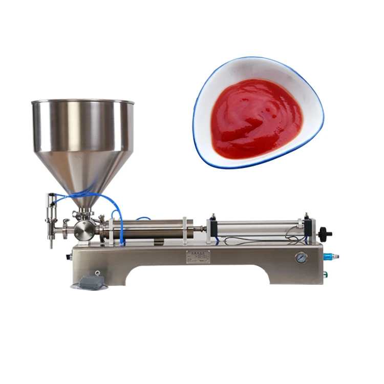 factory price manual automatic nut shea butter oil perfume bottle salsa tomato paste filling machine