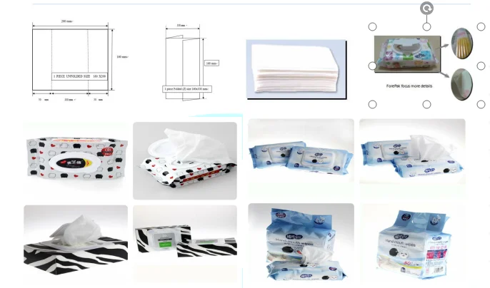 Full Auto Wet Wipe Machine High Speed Production Wipes Machine