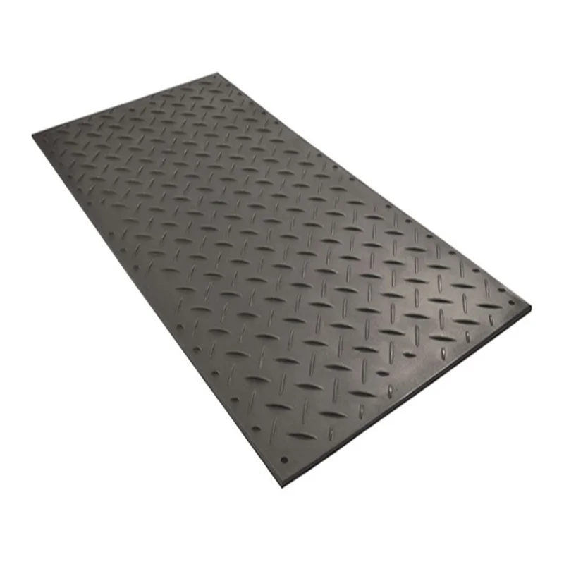 ZSPE Custom UHMW PE Thick Heavy Duty Equipment Mat Portable HDPE Plastic Digger Swamp Mats For Excavators