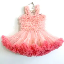 Wholesale Princess baby girls party wear birthday summer tutu puffy dress