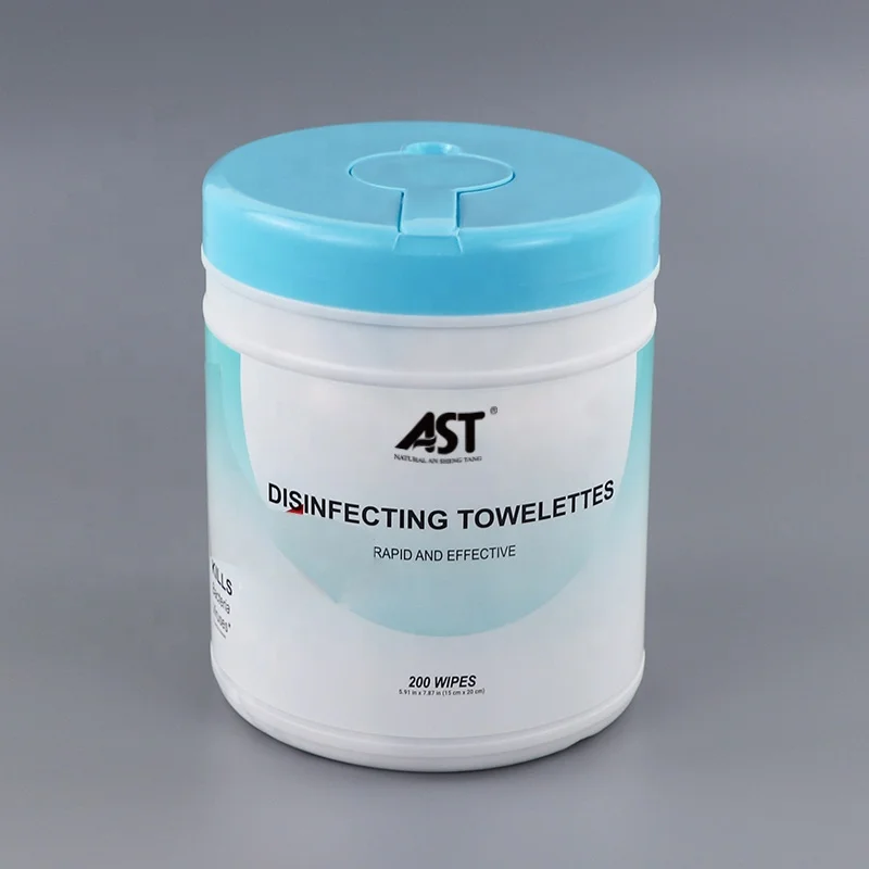 Oil Absorbent Barrel Industrial Wet Towel Scrubbing Cloth Dry tissues  in Canister ,Bucket , Tub