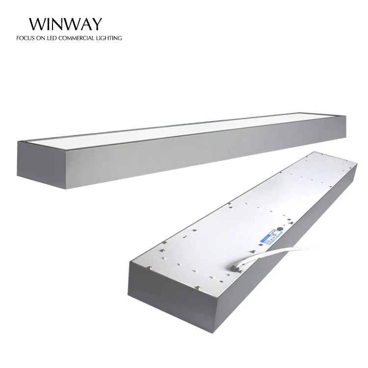 Modern Industrial Led Ceiling Lights Fixtures Batten Tube Lamp Linear Chandelier for Workshop